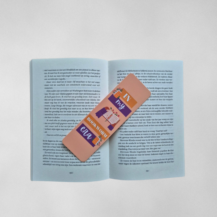 Boekenlegger 'In my bookworm era'