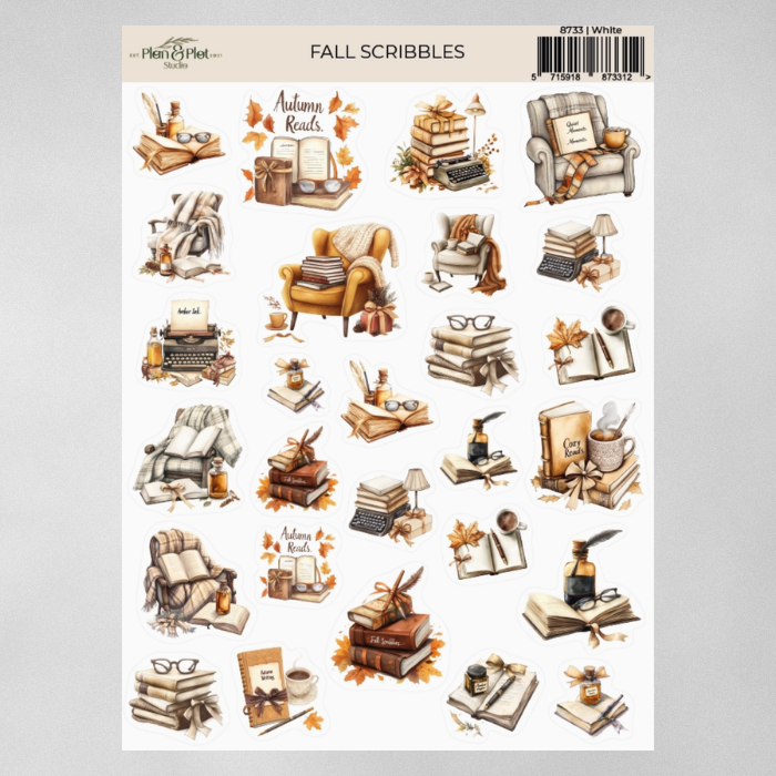 Stickervel 'Fall scribbles'