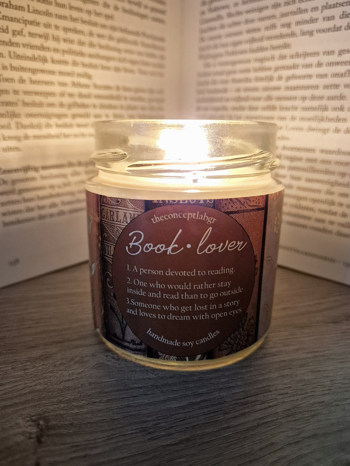 Geurkaars 'Booklover'