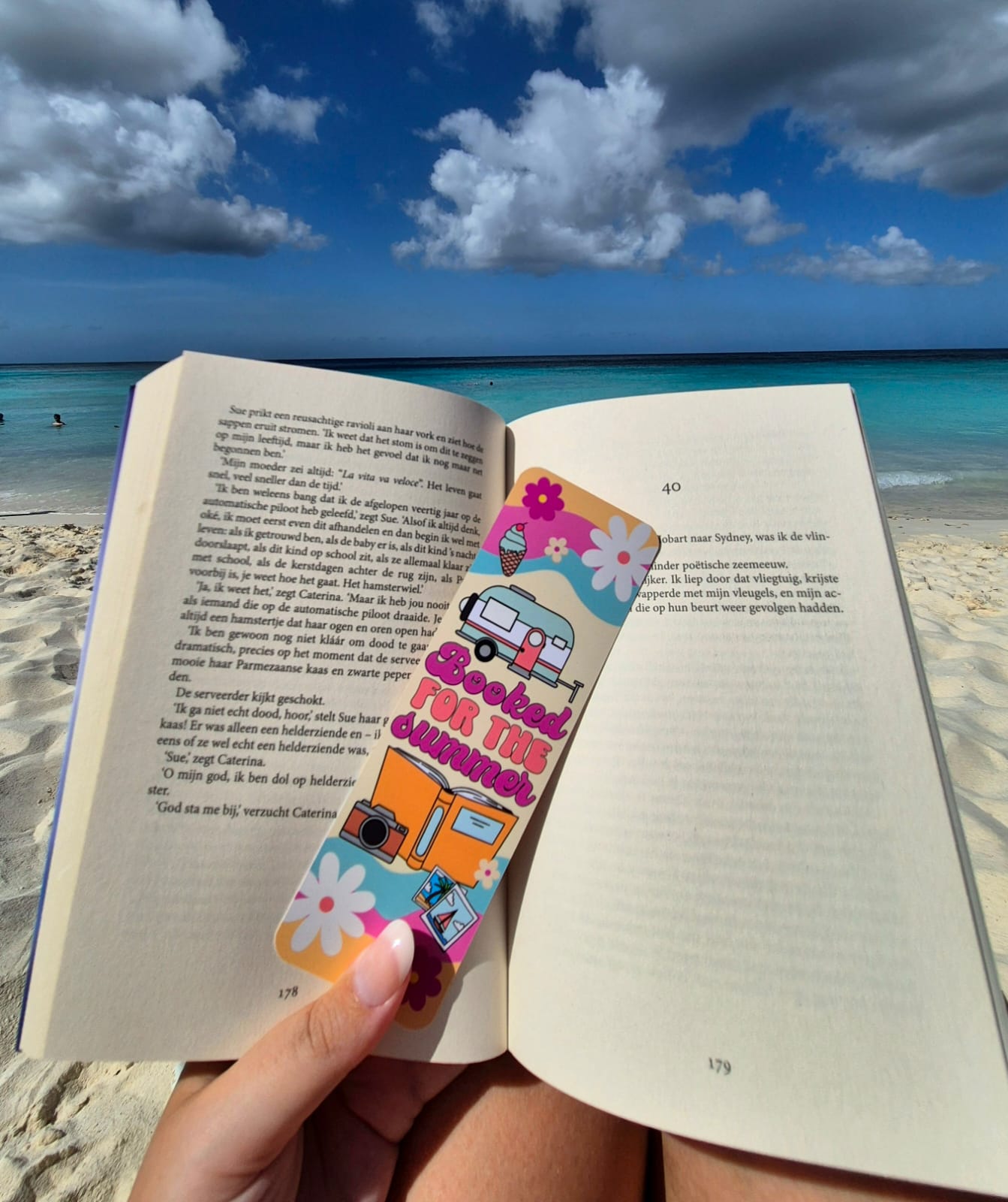 Boekenlegger 'Booked for the summer'