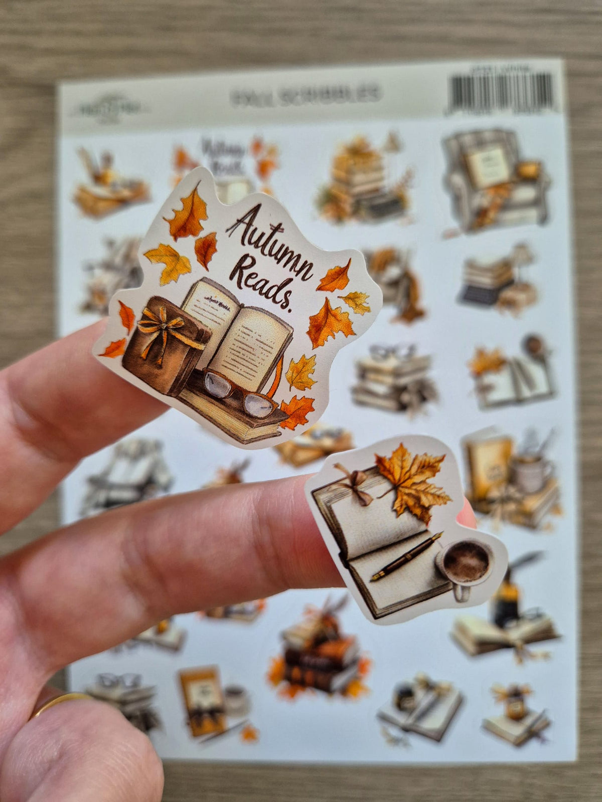 Stickervel 'Fall scribbles'